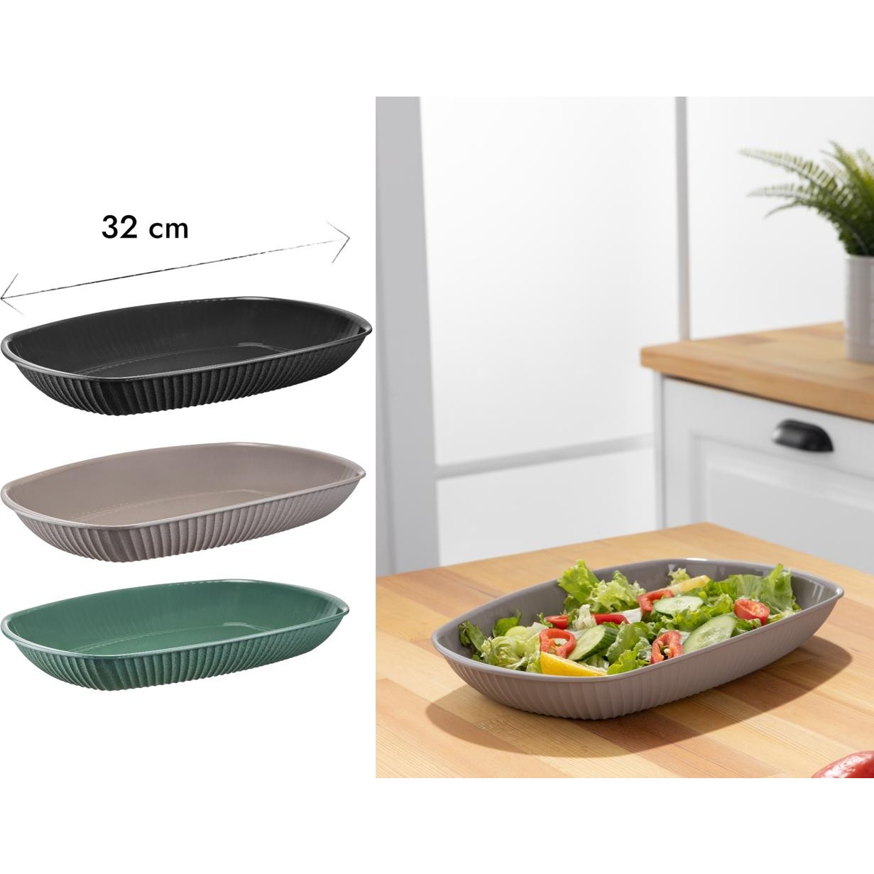 Bally Oval Serving Bowl 3 L