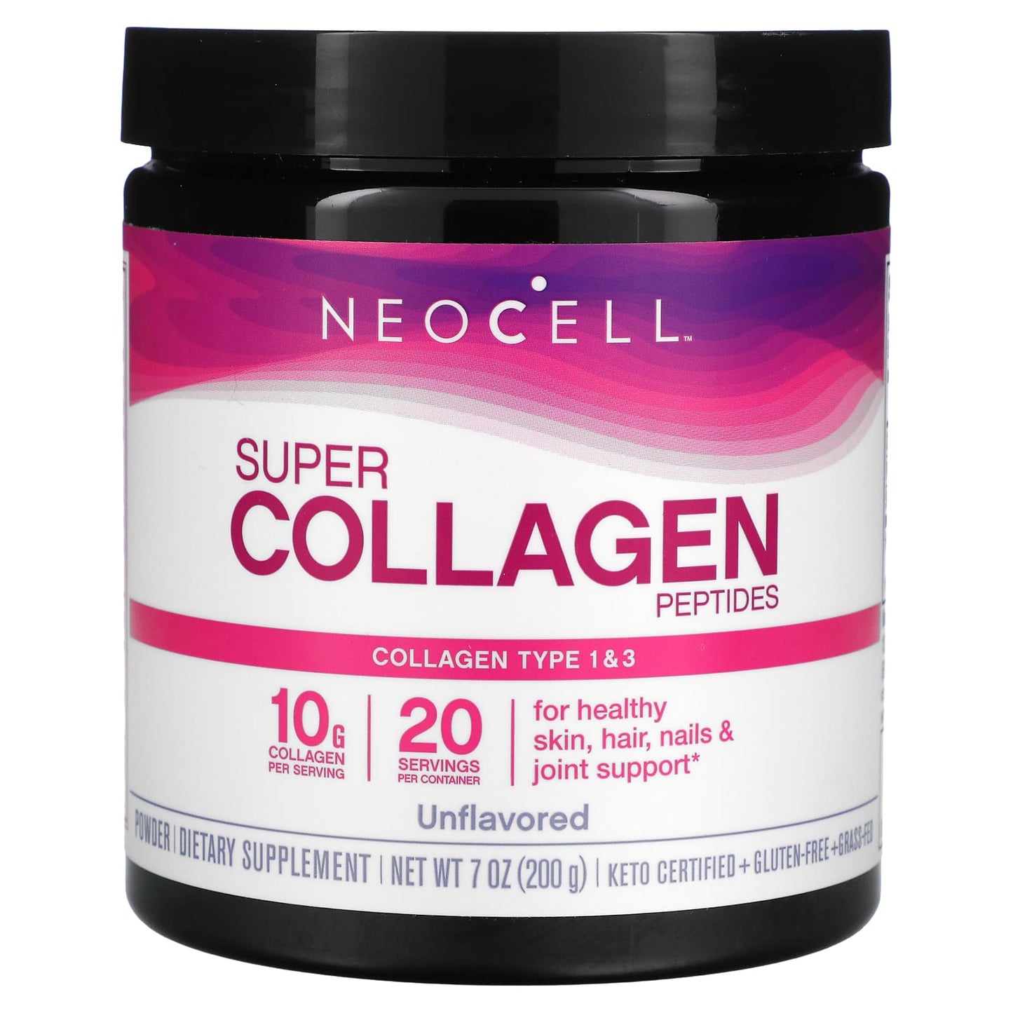 NeoCell, Super Collagen Peptides, Unflavored, 7 oz (200 g) - Medaid International