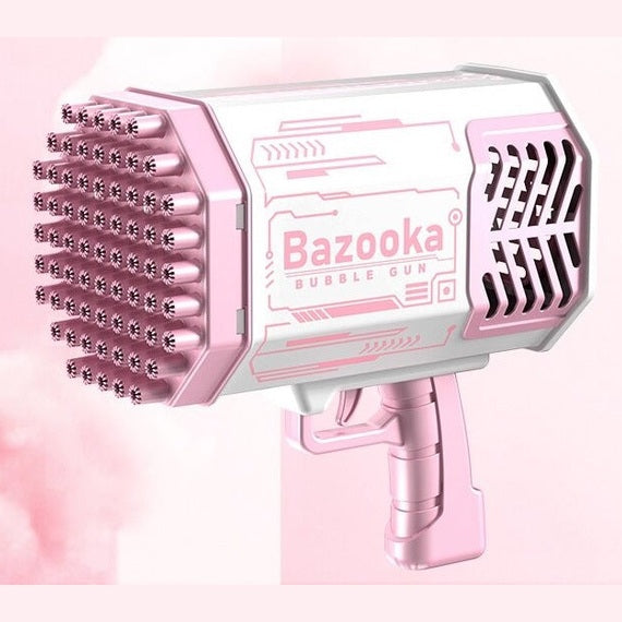 Bubble Machine Gun 69 Holes Rechargeable 1200 Mah With Extra Soap Bottles