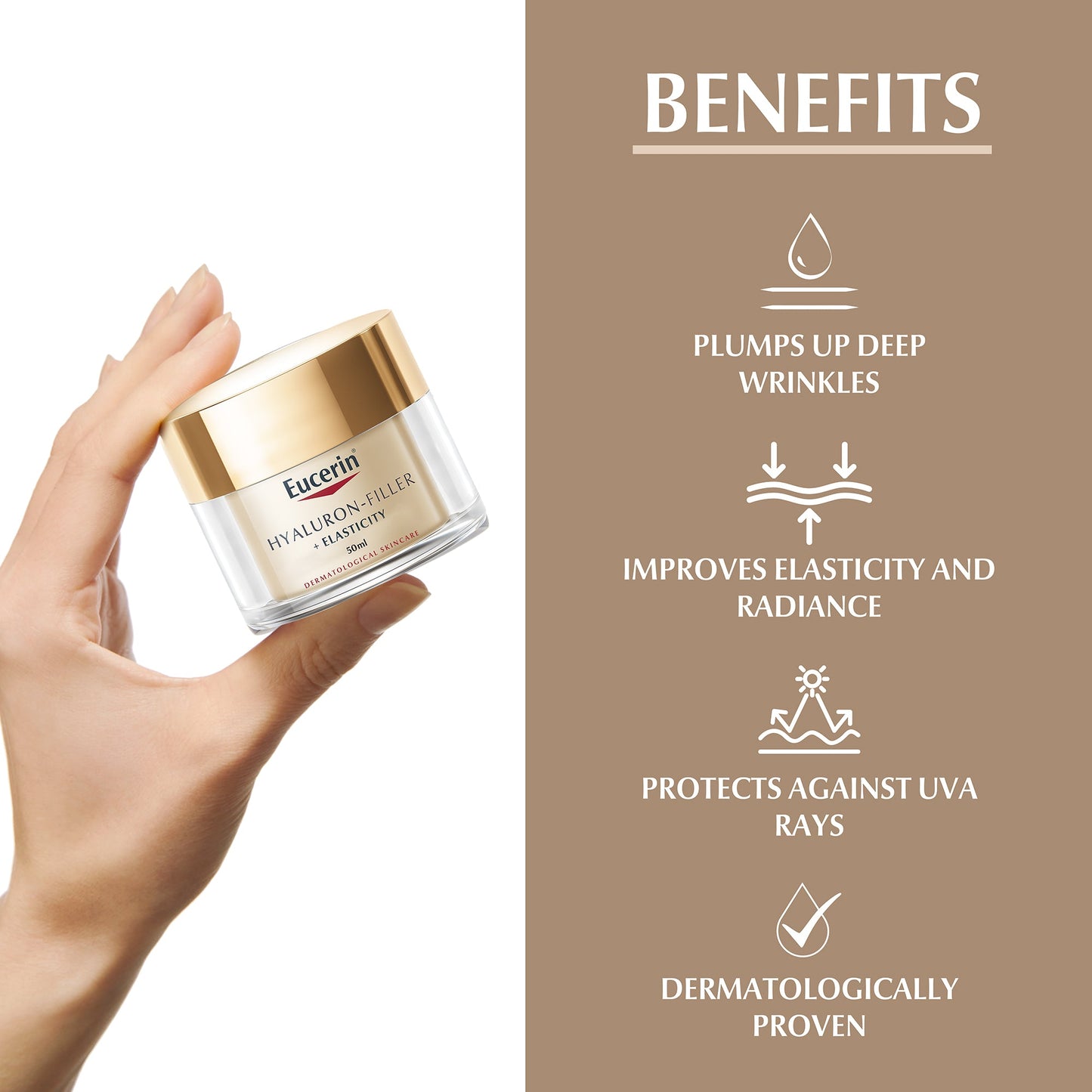 Hyaluron Filler + Elasticity Anti-Aging Face Day Cream
