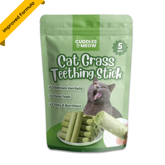 Cat Grass Teething Stick عصا تسنين عشب القطط
