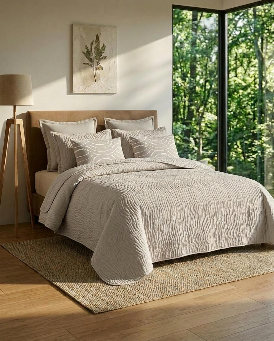 WhisperWave Bedspread Set (6pcs)