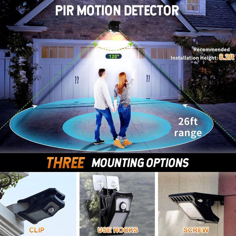 Waterproof Clip Light - Solar Powered مصباح كليب مقاوم للماء يعمل بالطاقة الشمسية