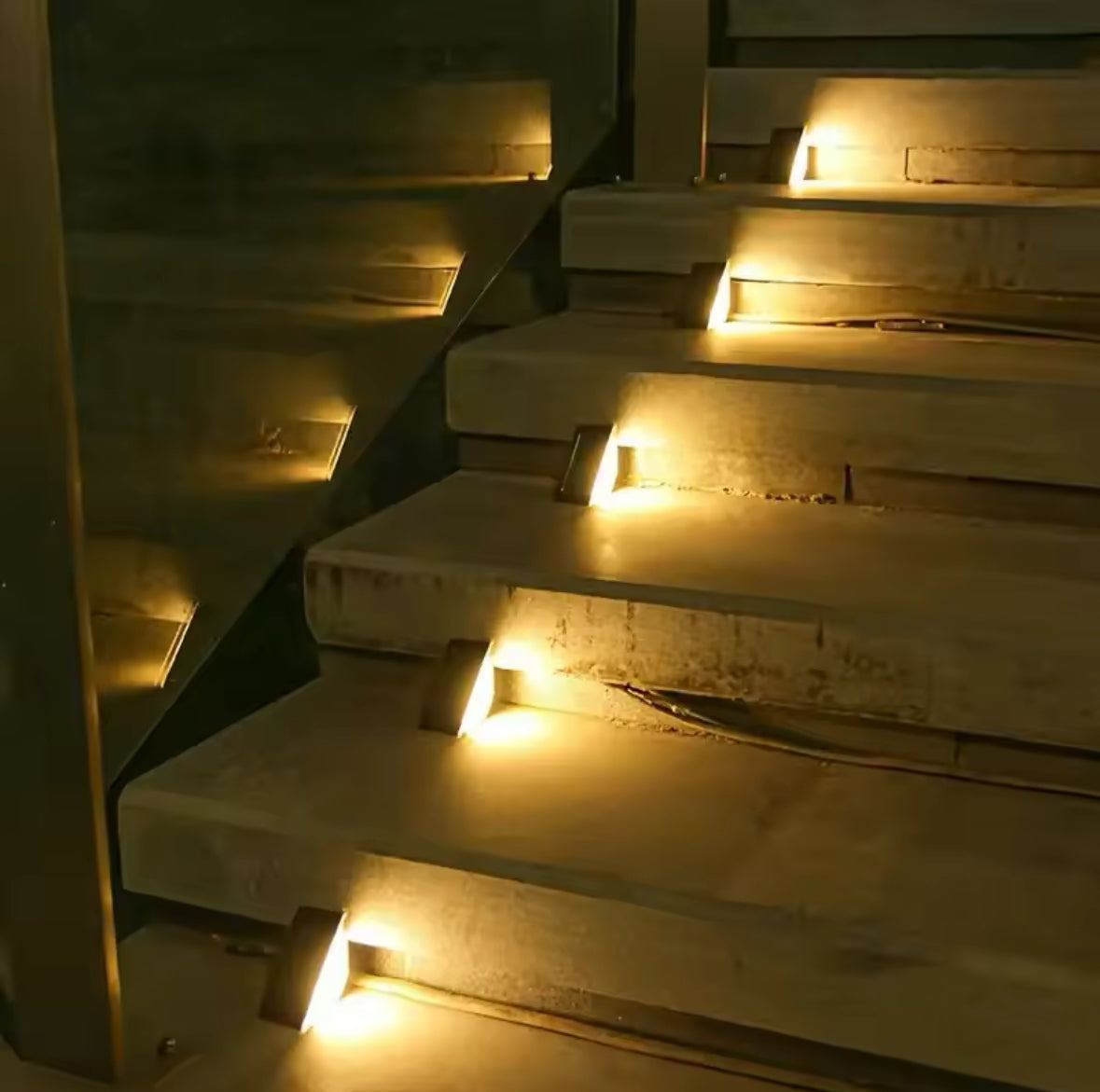 2 Led Triangle Solar Step Light Outdoor Waterproof IP67 Solar - Medaid International