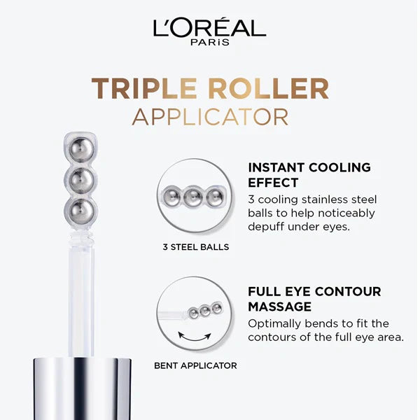 L'Oreal glycolic bright 3% glycolic acid dark circles eye serum 20ml