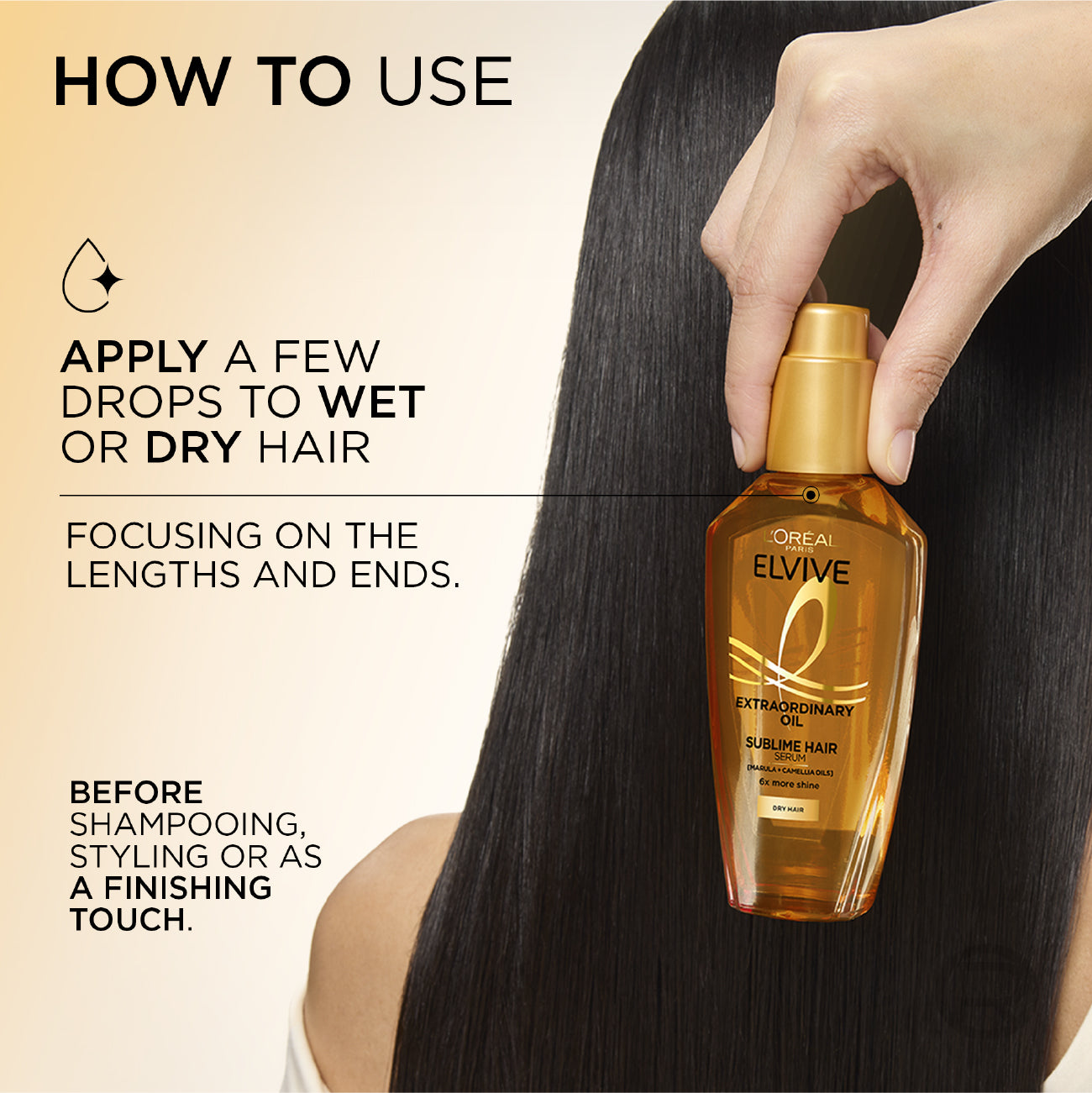 L’Oréal Paris Elvive Extraordinary Hair Oil Treatment, Non-Sticky Serum For Dry Hair 100ml