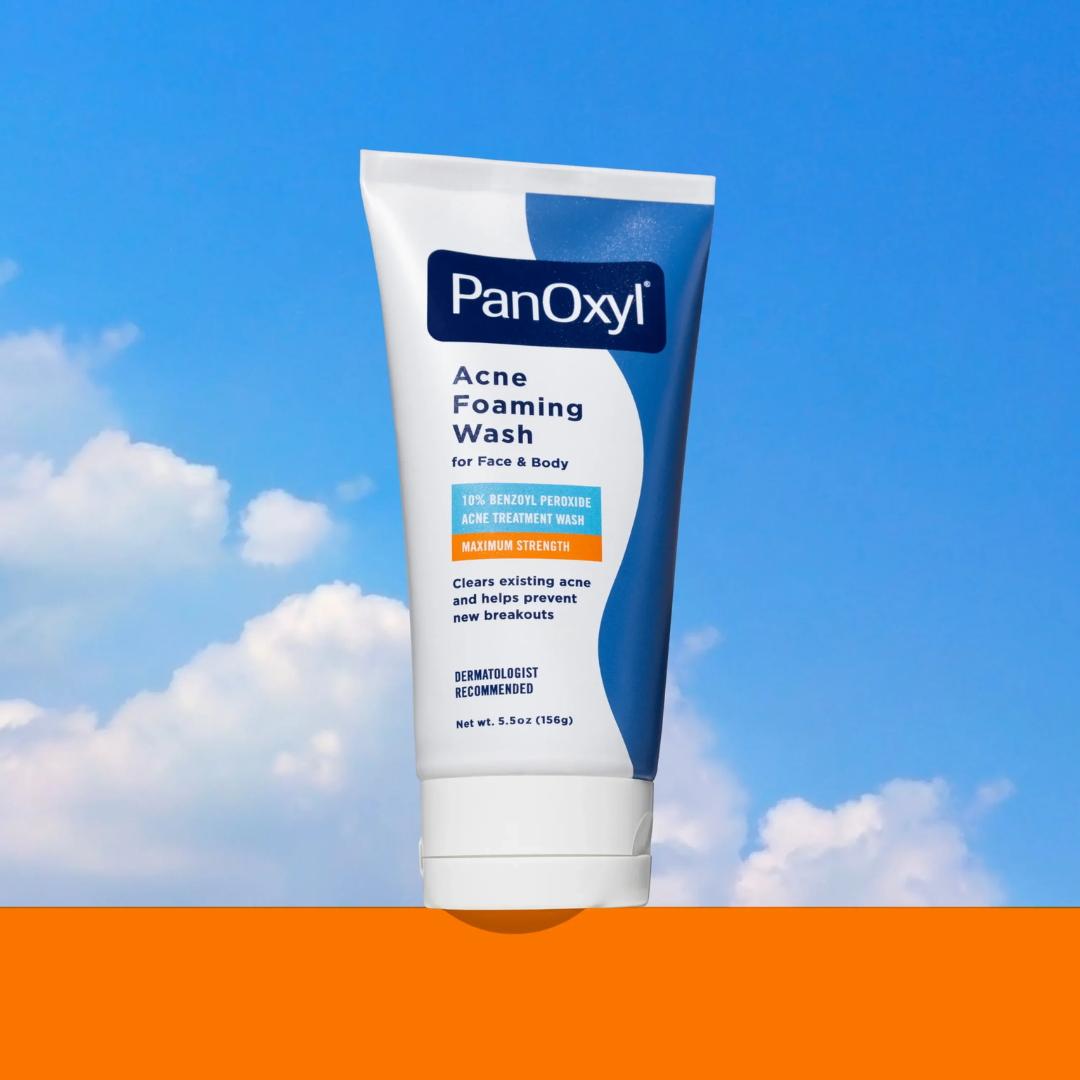 PanOxyl Acne Foaming Wash 10% Benzoyl Peroxide Maximum Strength Antimicrobial