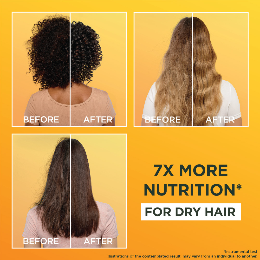 Garnier Ultra Doux Vegan Hair Food Banana And Shea Butter Nourishing Shampoo For Dry Hair