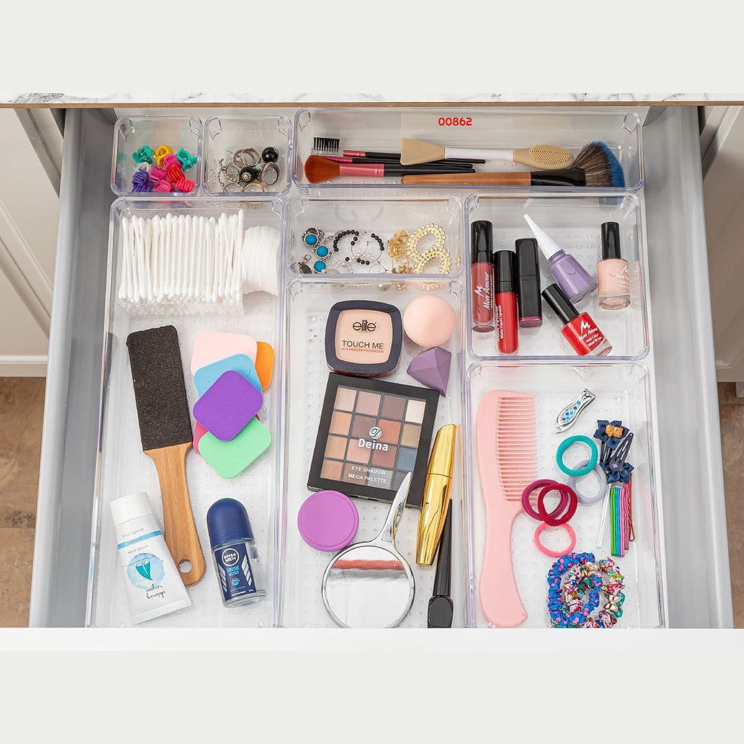 Ultra Clear Punto Modular Drawer Organizer 30.5x7.5x5.5
