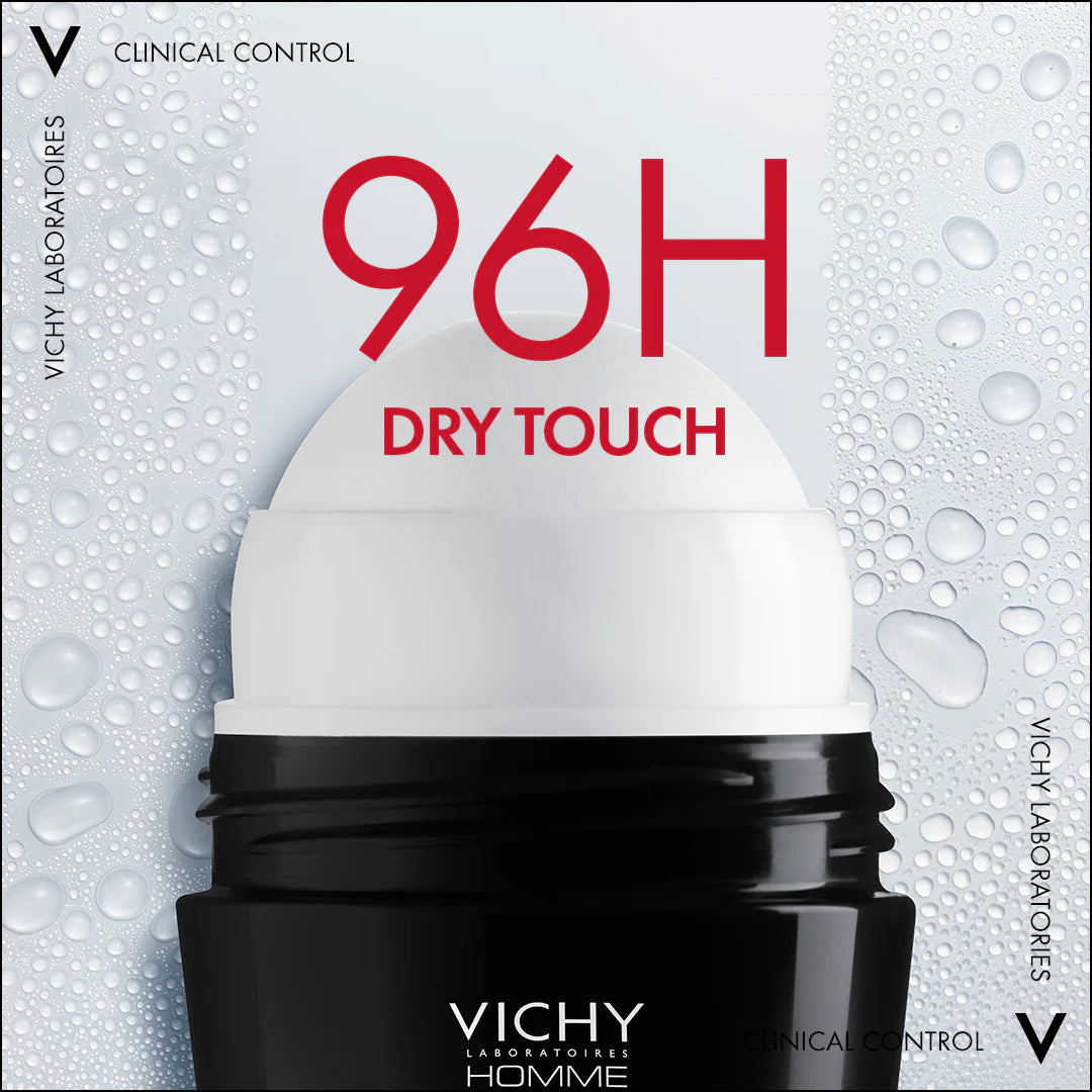 Vichy 96 Hour Clinical Control Deodorant For Men - 50 ML
