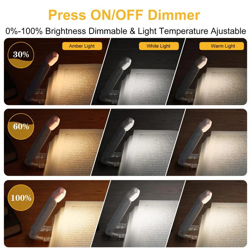 Rechargeable Book Light Clip