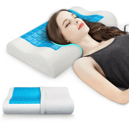 Memory Foam Pillow With Cooling Gel Orthopedic Pillow