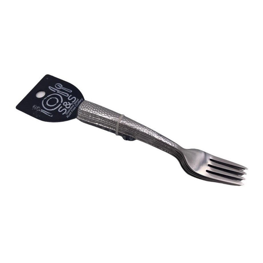 Coral Cake Forks X6.