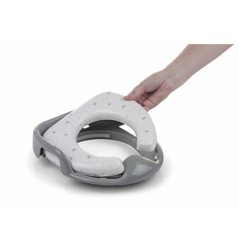 Jane Soft Toilet Reducer Grey Padded Training Seat