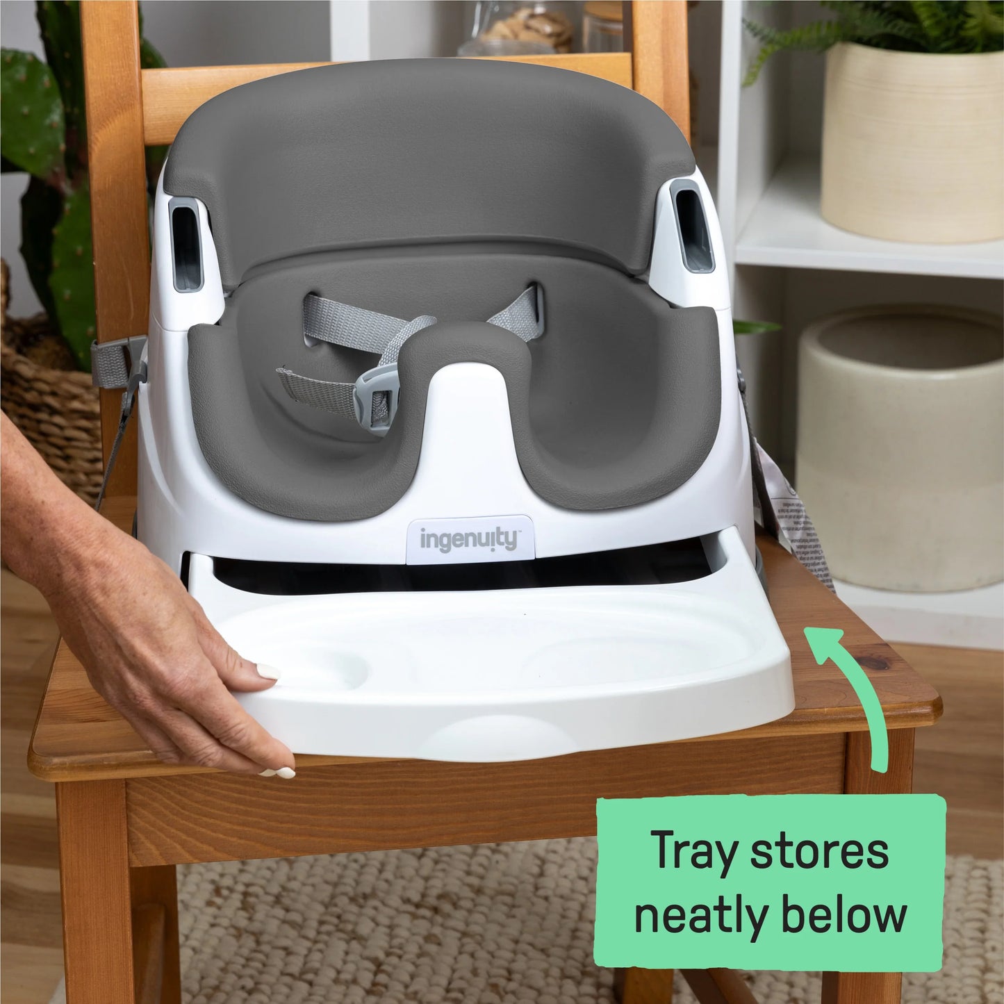 Kids2 - Ingenuity  Baby Base - 2in1 Seat - Slate