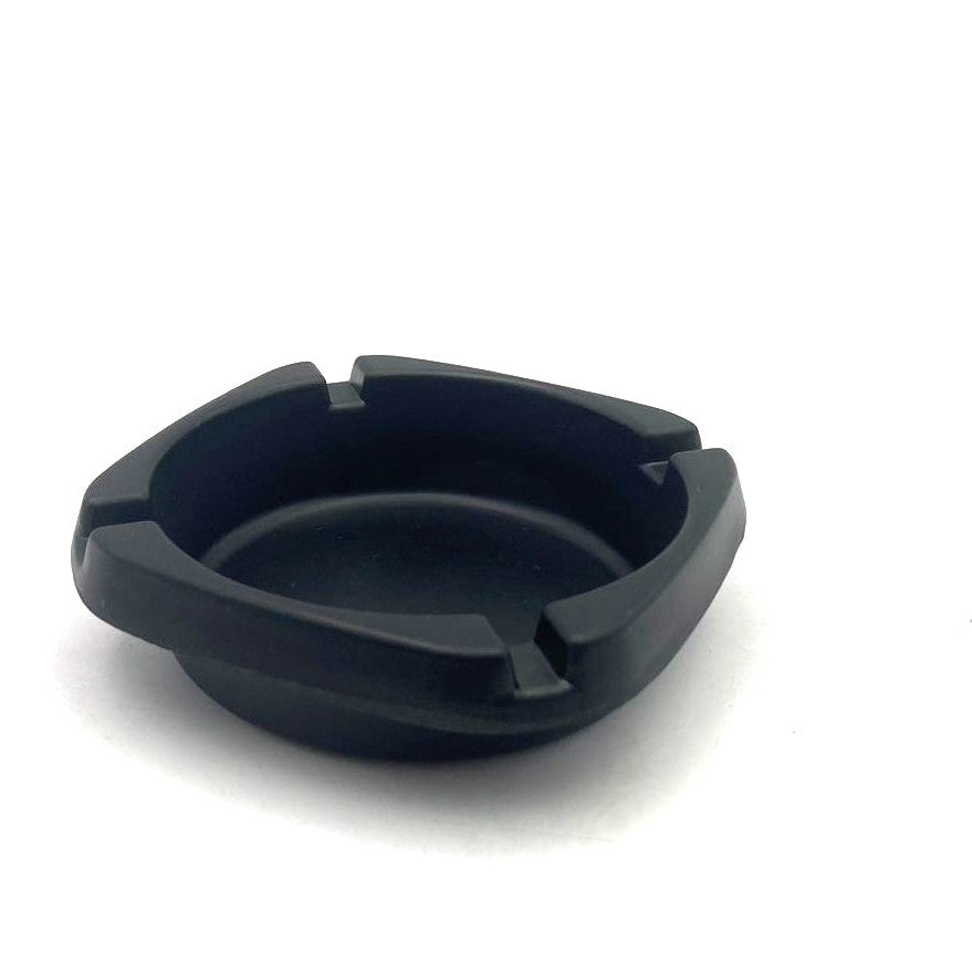 Mat Black Melamine Squared Ashtray 10 cm