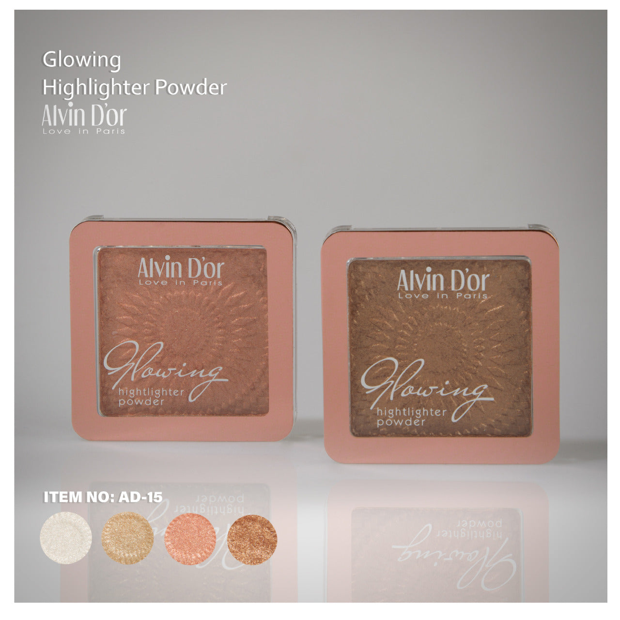 Alvin D'Or Ad-15 Glowing Highlighter Powder - Medaid International
