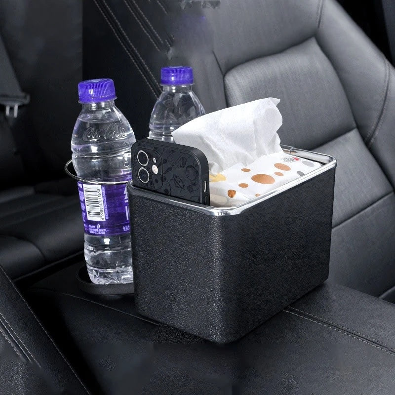 Multi-function Car Storage Box Armrest Organizers Car Interior Stowing Tidying Accessories for Phone Tissue Cup Drink Holder