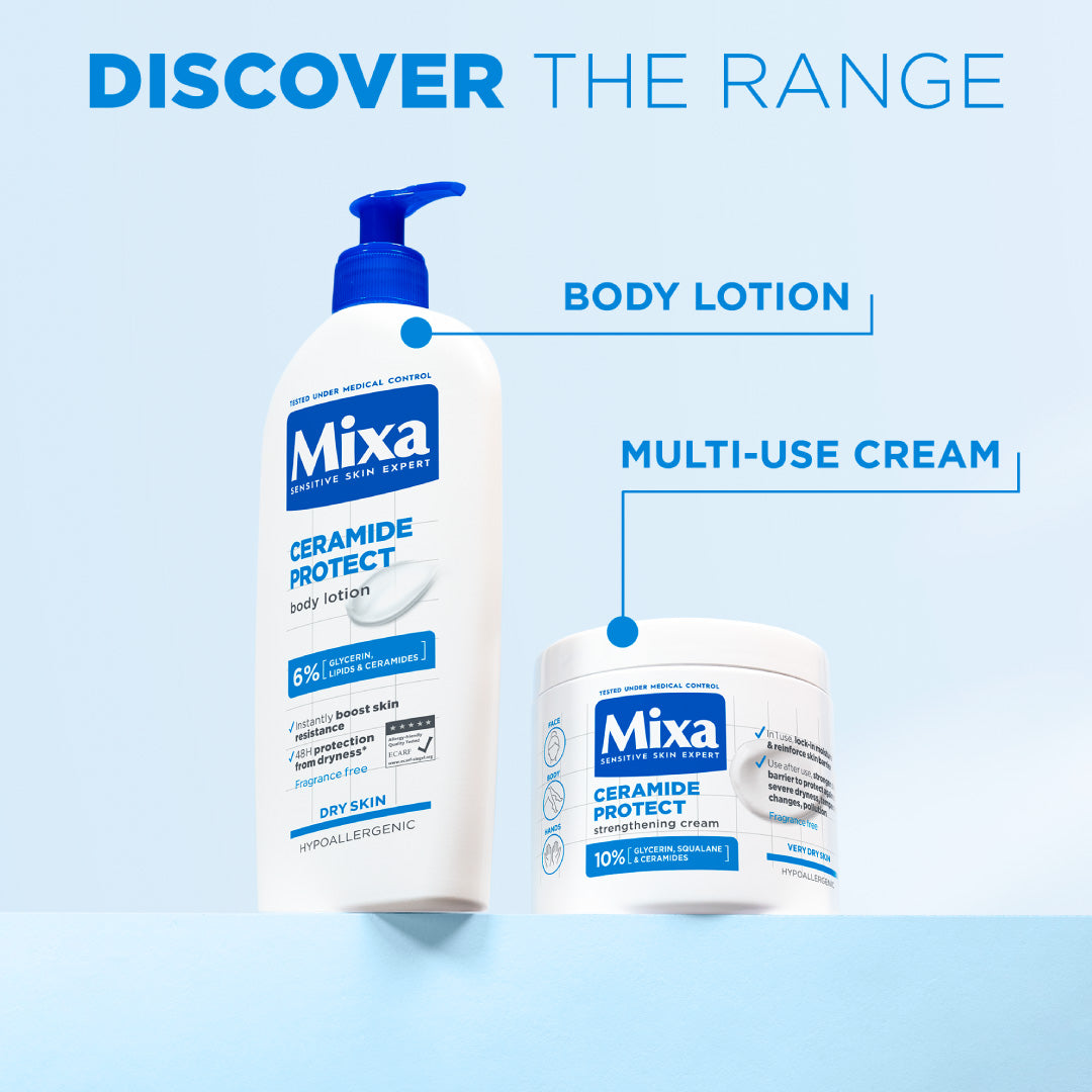 Mixa Ceramide Protect Body Lotion - For Dry, Very Dry and Sensitive Skin - 250 ml
