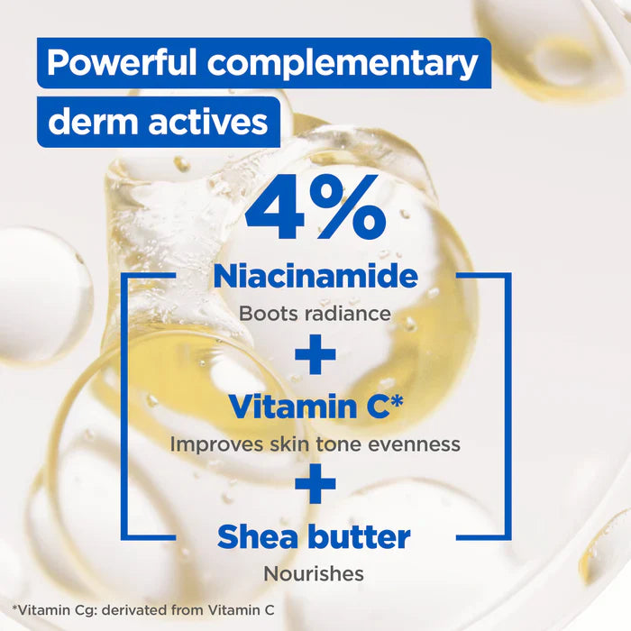 Mixa Niacinamide Bright Body Lotion For Dry & Dull Skin in Need of Unifying With Shea Butter, Niacinamide & Vitamin C 250ml