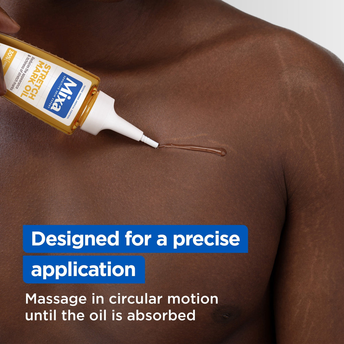 Mixa Anti Stretch Mark Oil - For Skin with Stretch Marks - With Omega 6 & 9 - 100 ml