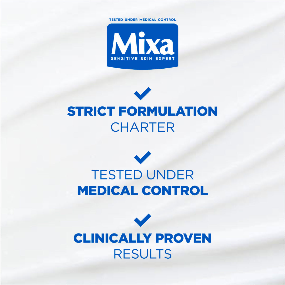 Mixa Panthenol Comfort Cream Jar - Anti-Scratching Cream - For Dry Skin, Atopy Prone Skin and Eczema - For Face, Hands & Body - 400 ml