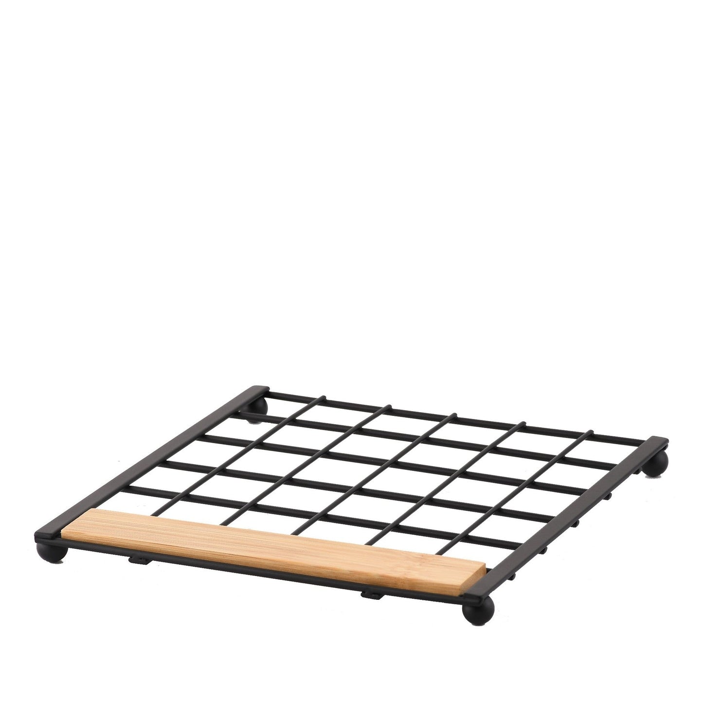 Dosthoff Iron Grid Trivet with Bamboo MB06