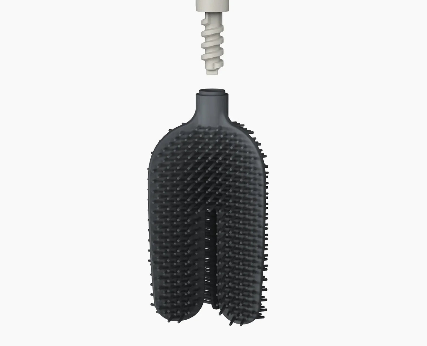 Joseph Joseph Flex™ 360 Luxe Toilet Brush with Stainless-steel Finish