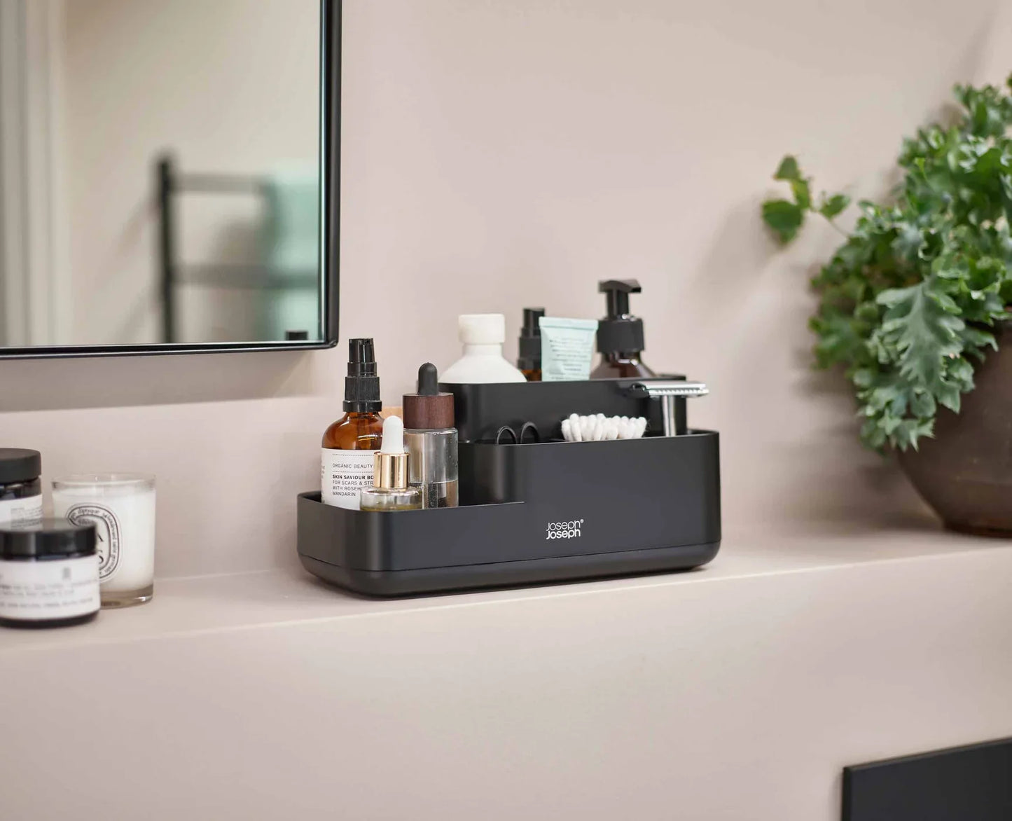 Joseph Joseph EasyStore™ Matt Black Bathroom Storage Caddy