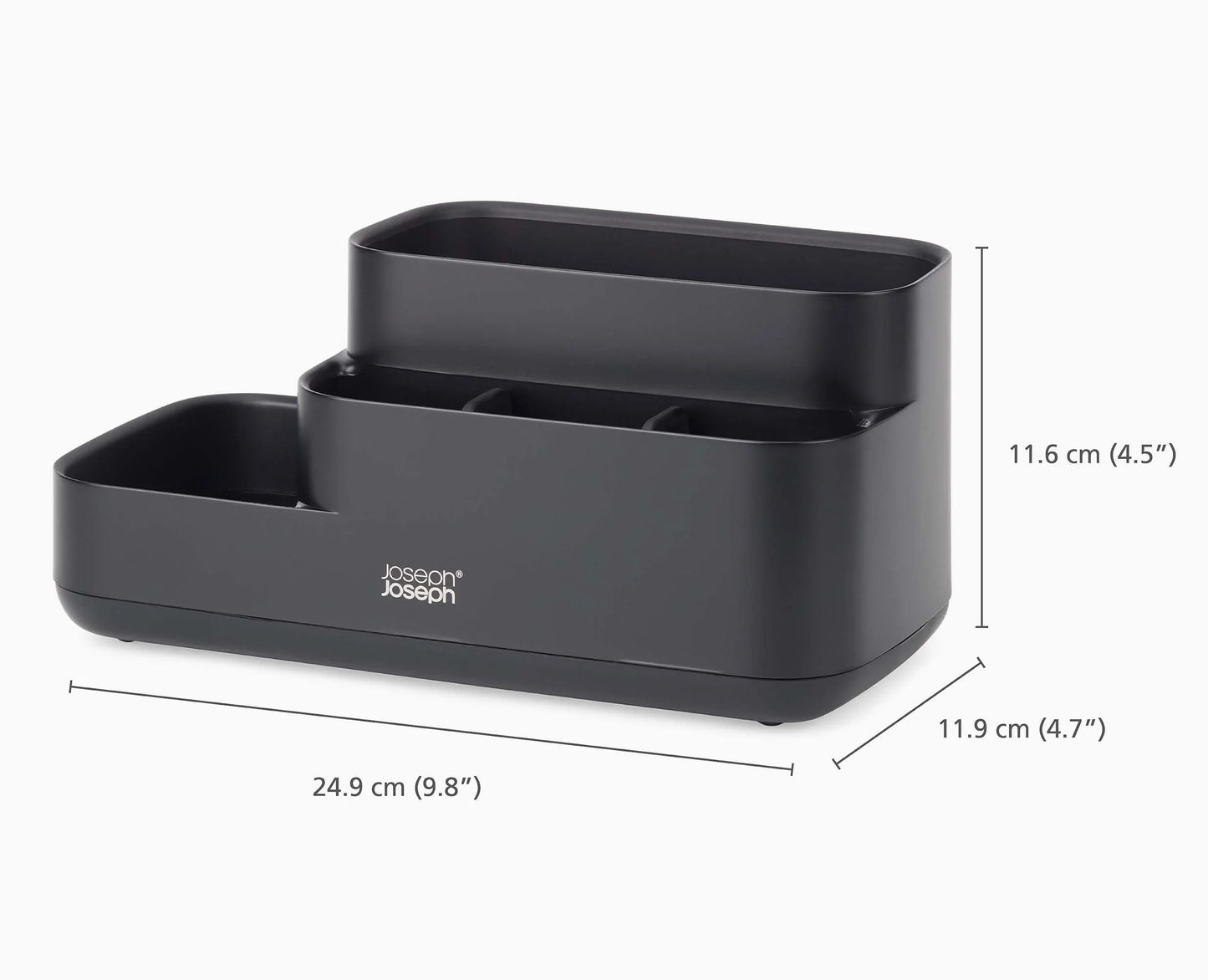 Joseph Joseph EasyStore™ Matt Black Bathroom Storage Caddy