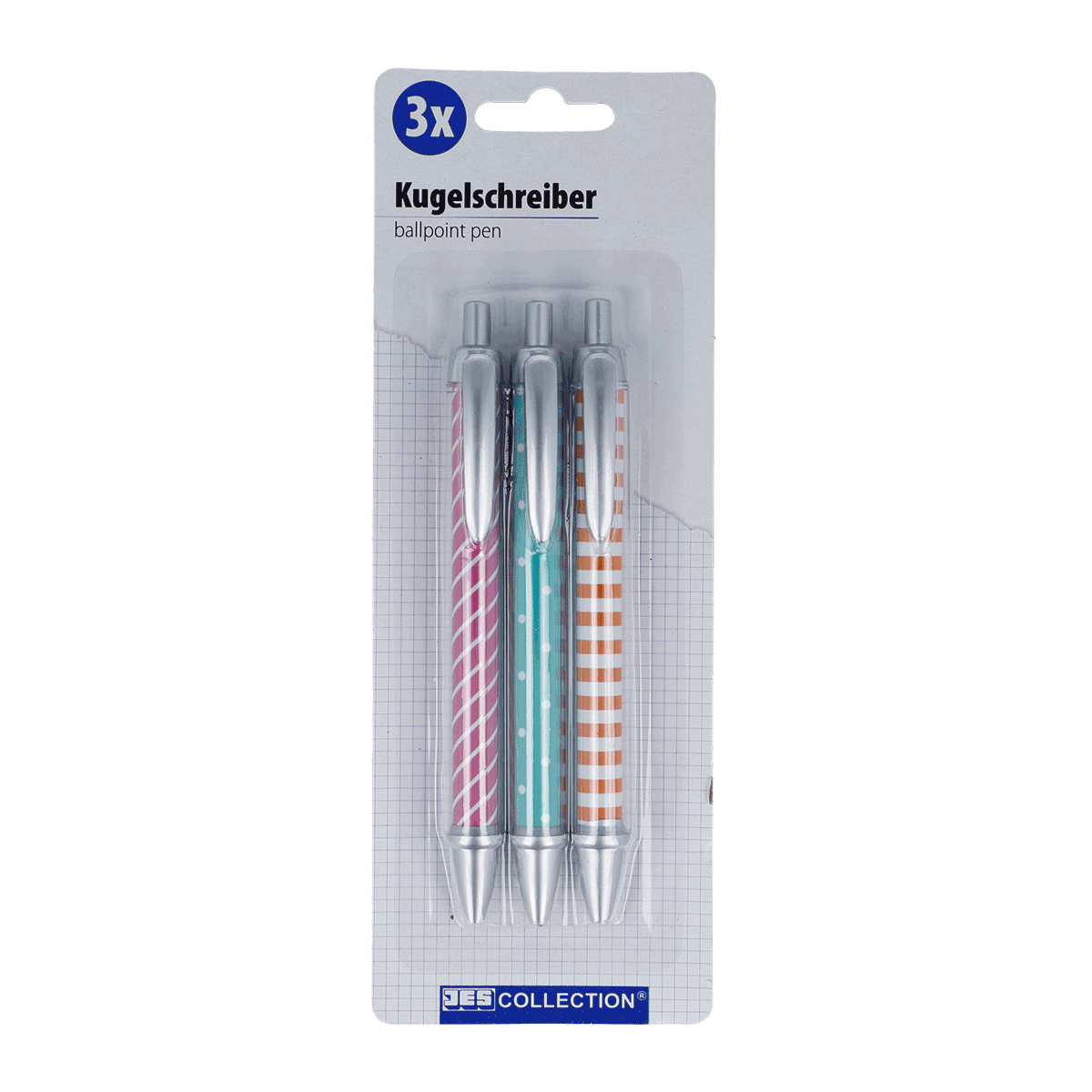 Jes Collection Multicolor 3 Ballpoint Pens | Jes Collection In Lebanon