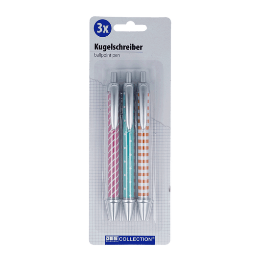 Jes Collection Multicolor 3 Ballpoint Pens | Jes Collection In Lebanon