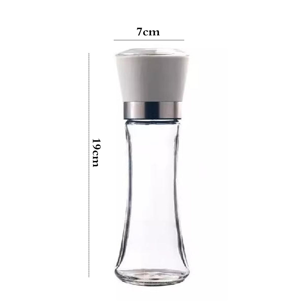 Danny Home Pepper Mill Seasoning Bottle 19-cm White