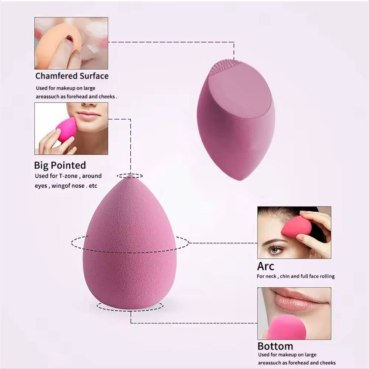 Face Makeup Blender Sponges – 8pcs