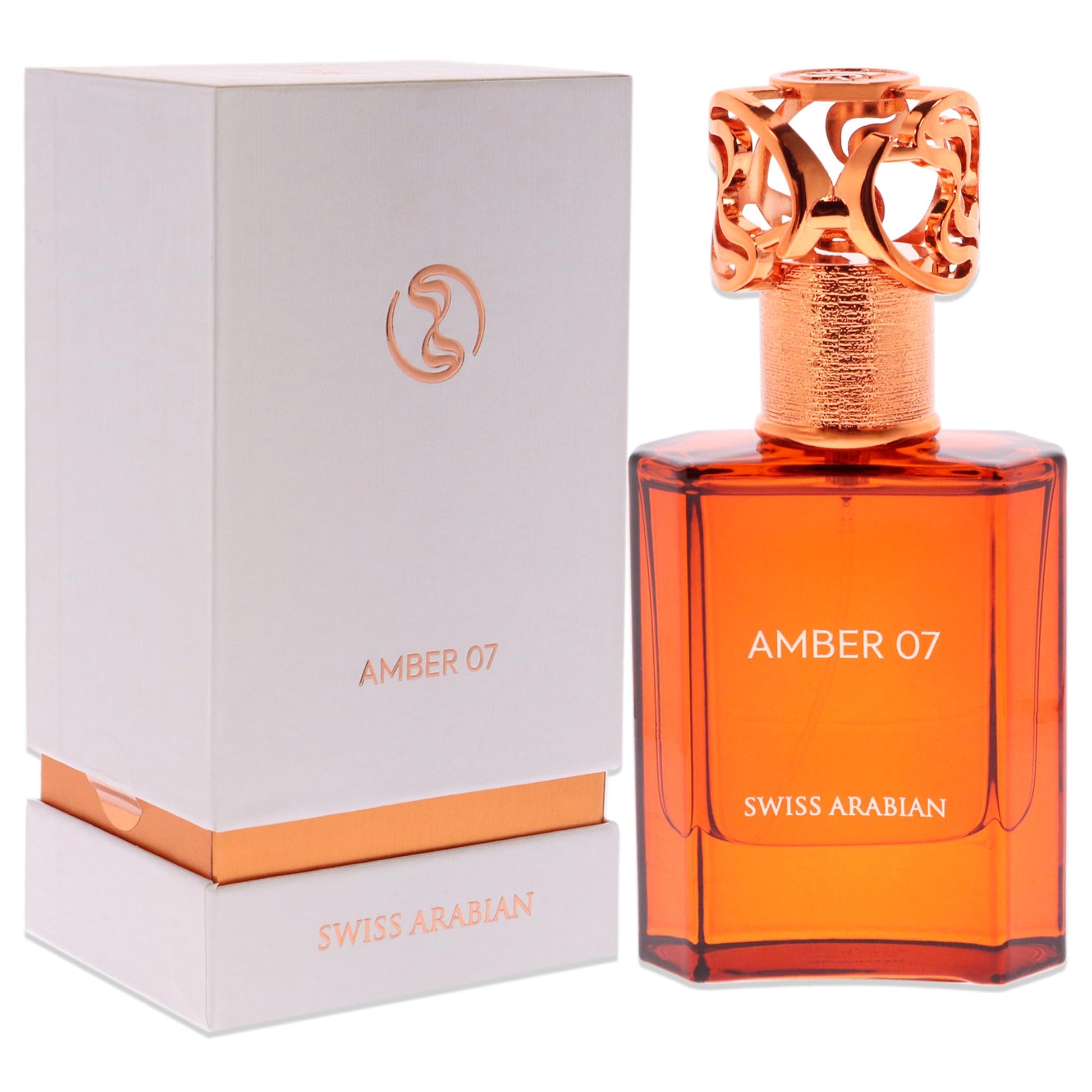 Swiss Arabian Amber 07 - Luxury Products From Dubai - Long Lasting, Addictive Personal EDP Spray Fragrance - Seductive Signature Aroma - 1.7 Oz - Medaid International