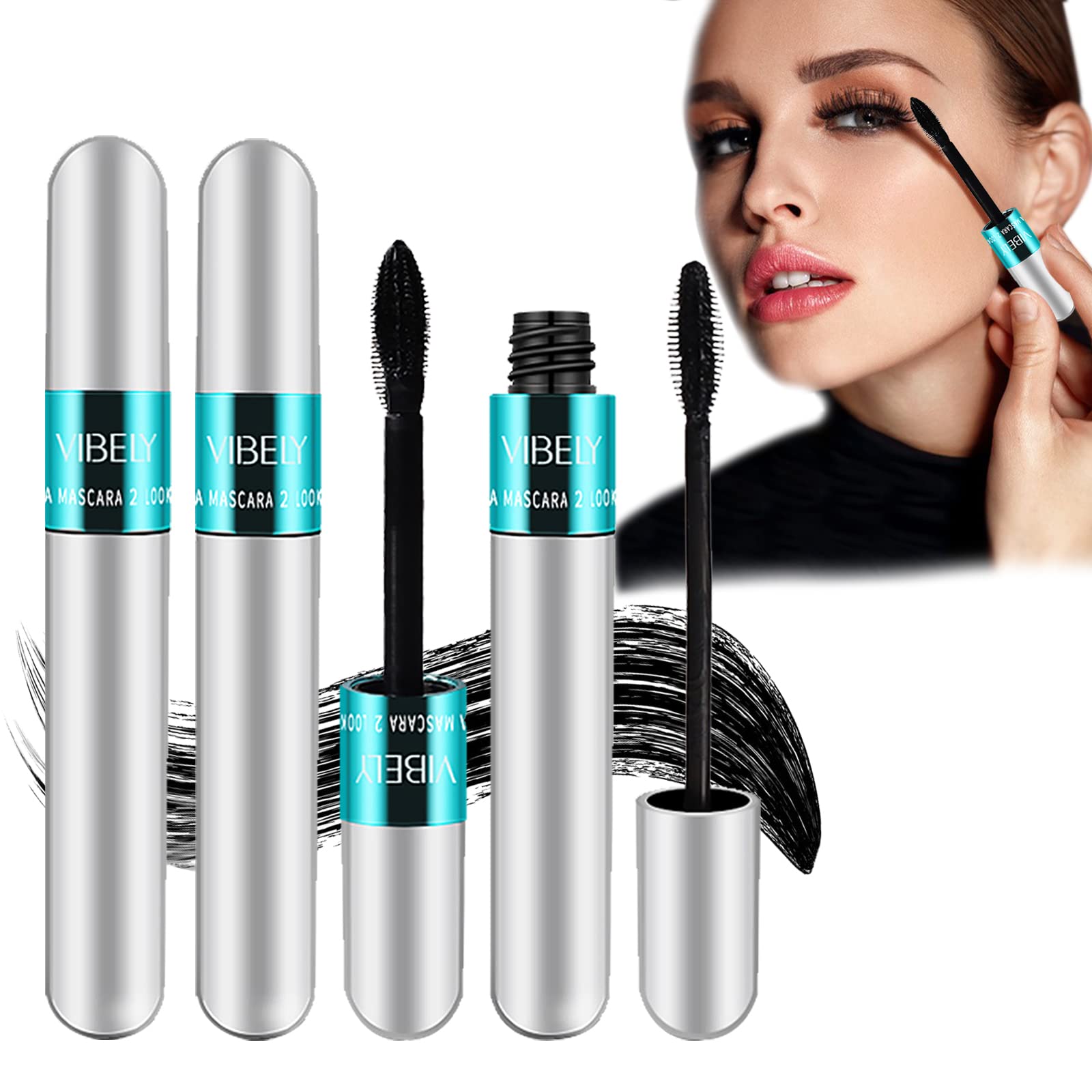 Vibely 2 in 1 Magic Mascara