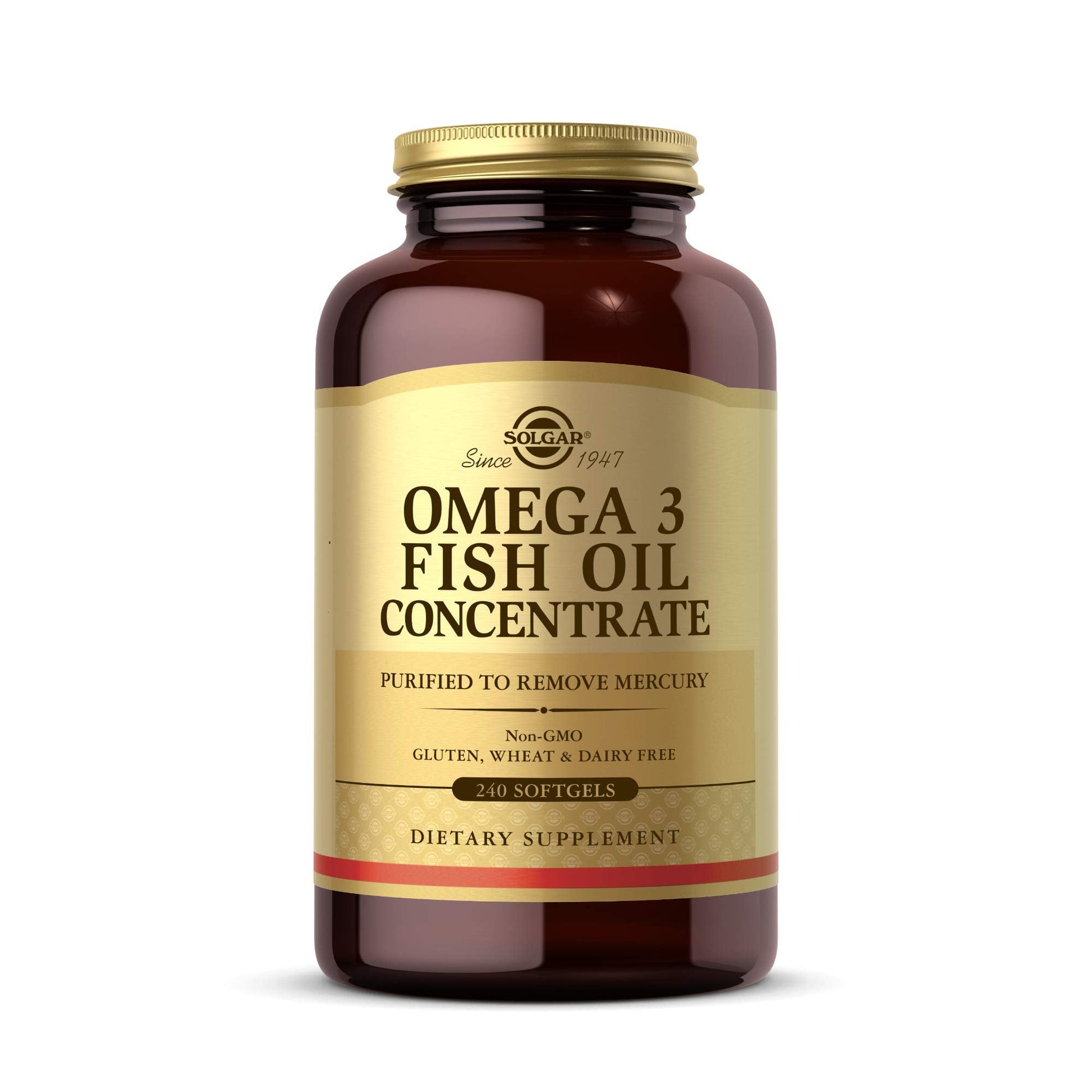 Solgar Omega-3 Fish Oil Concentrate, 240 Softgels - Medaid International