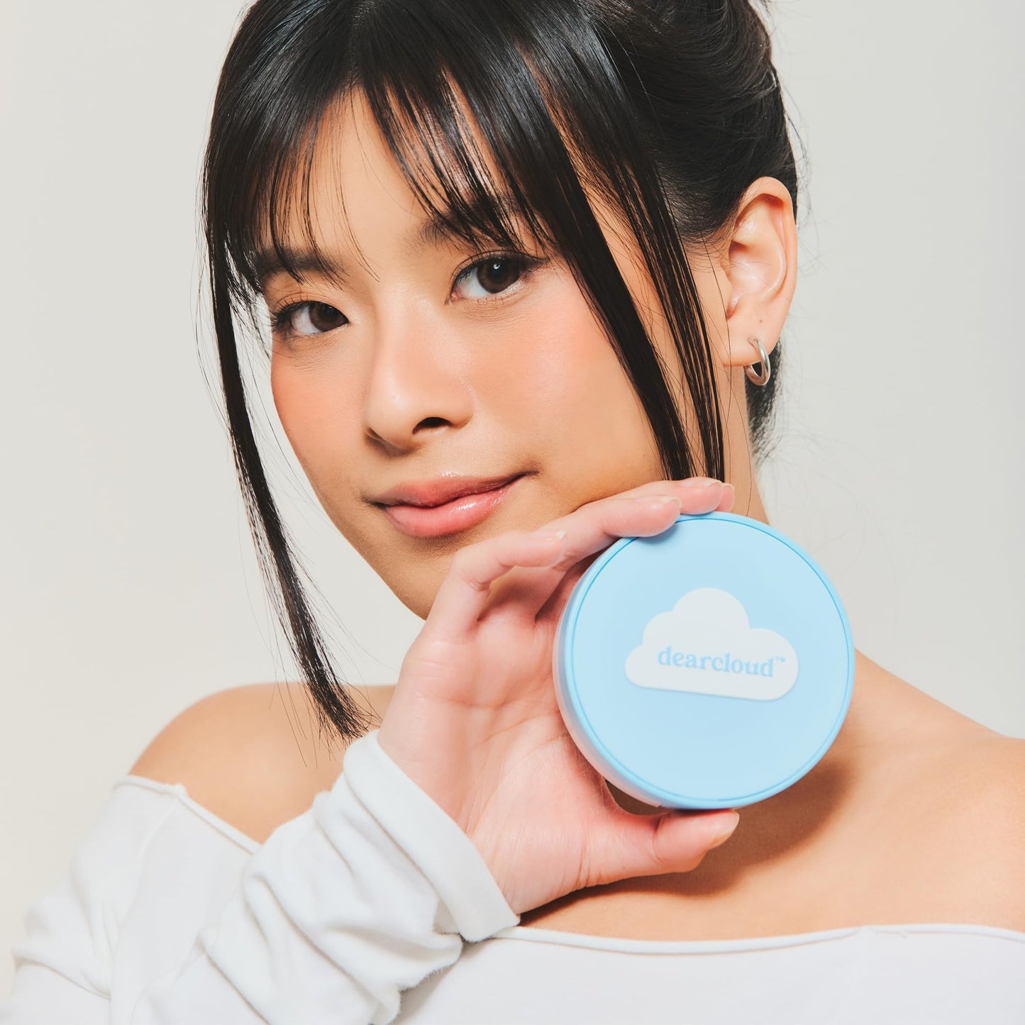 dearcloud Dear Sun Perfecting SPF Cushion – Color Adapting Sunscreen, Korean Sunscreen SPF 50+ (.53 oz) - Medaid International