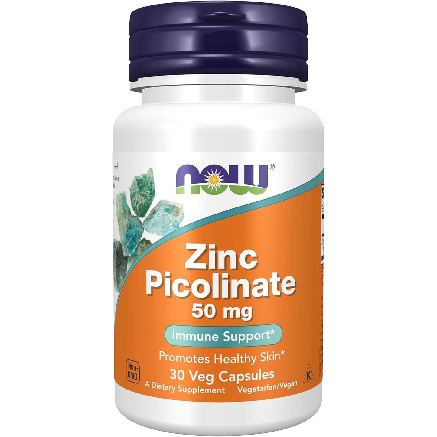 NOW Foods, Zinc Picolinate, 50 mg, 30 Veg Capsules