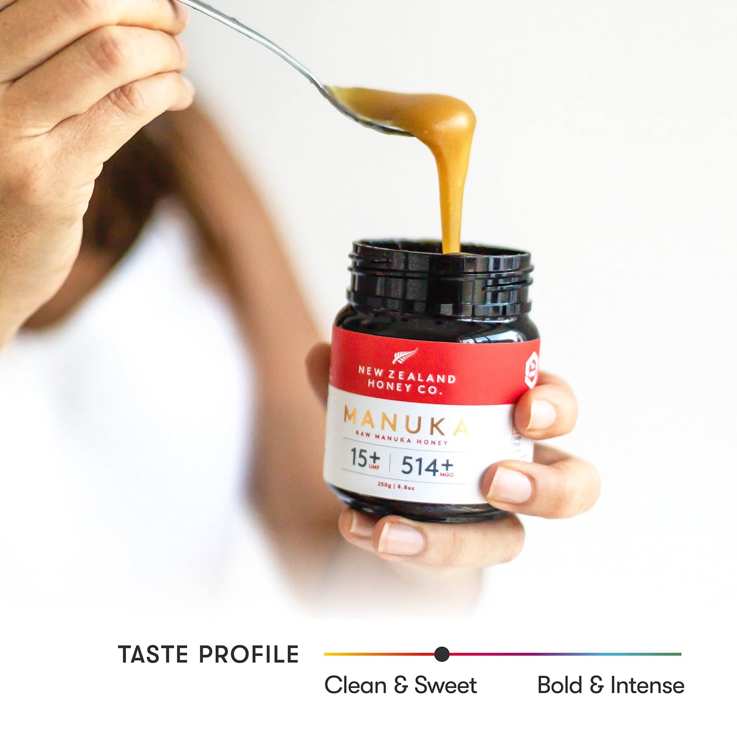 New Zealand Honey Co. Raw Manuka Honey UMF 15+ | MGO 514+, UMF Certified / 4.4oz - Medaid International
