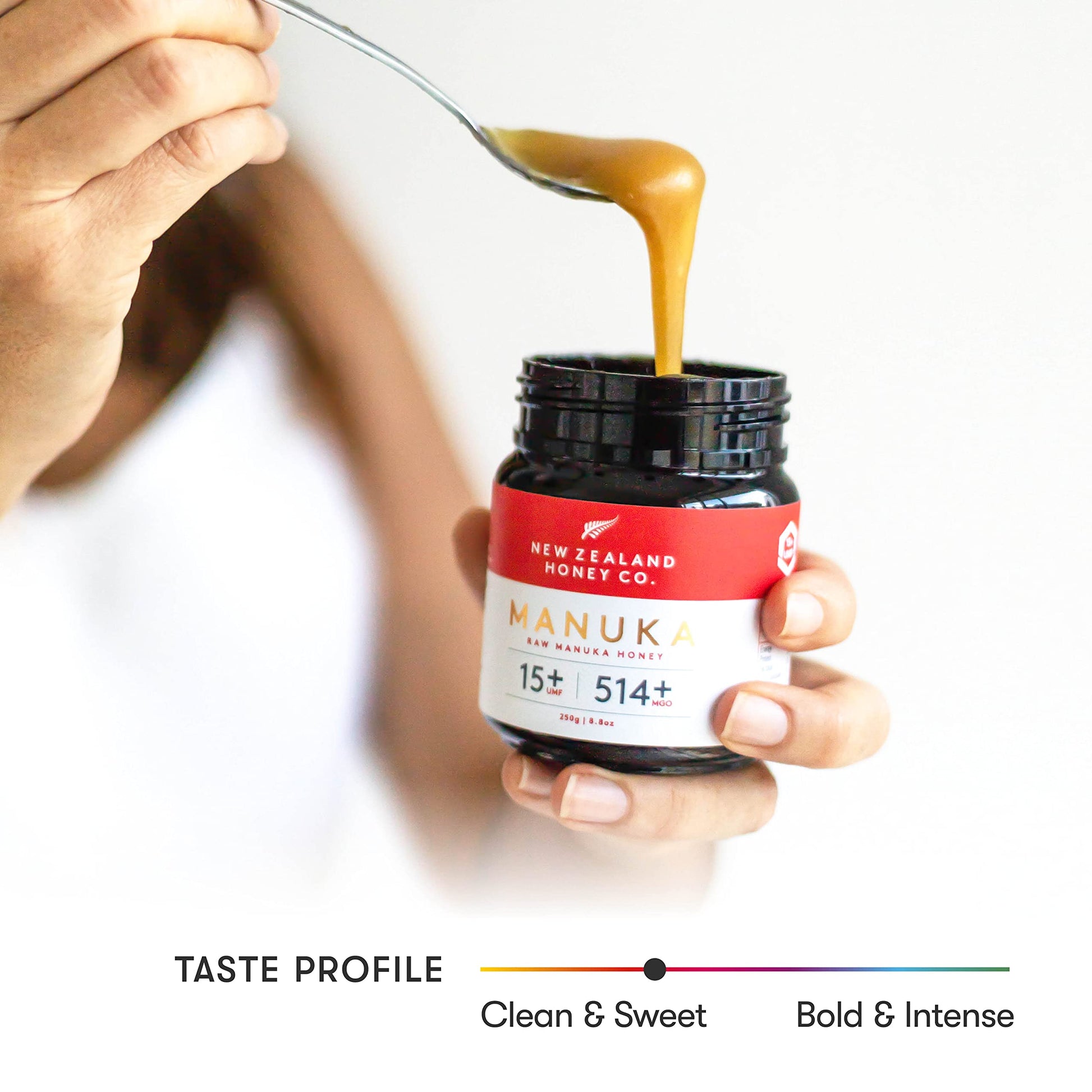 New Zealand Honey Co. Raw Manuka Honey UMF 15+ | MGO 514+, UMF Certified / 4.4oz - Medaid International