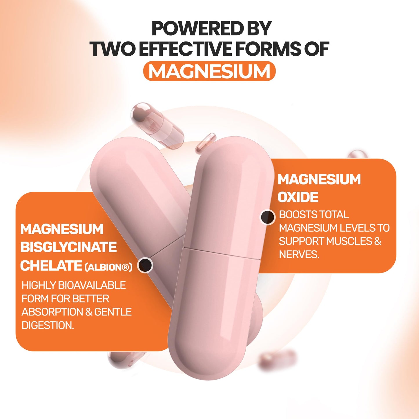 DR VITAMIN SOLUTIONS Magnesium Bisglycinate Chelate 400mg | High Absorption Albion® Chelated Magnesium Glycinate Supplement for Sleep, Muscle, Nerve Support | Stomach-Friendly 60 Vegan Capsules - Medaid International