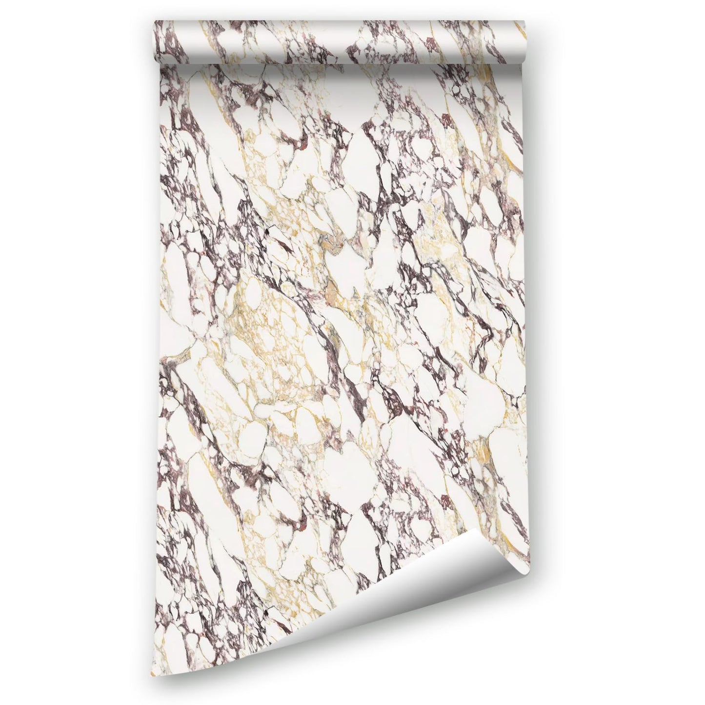 LZH-LP Glossy Marble Wall Paper, Granite Marble Contact Paper for Countertop Cabinet Furniture Refurbishment Thick Removable Self Adhesive Wallpaper Peel and Stick Vinyl Roll - Medaid International