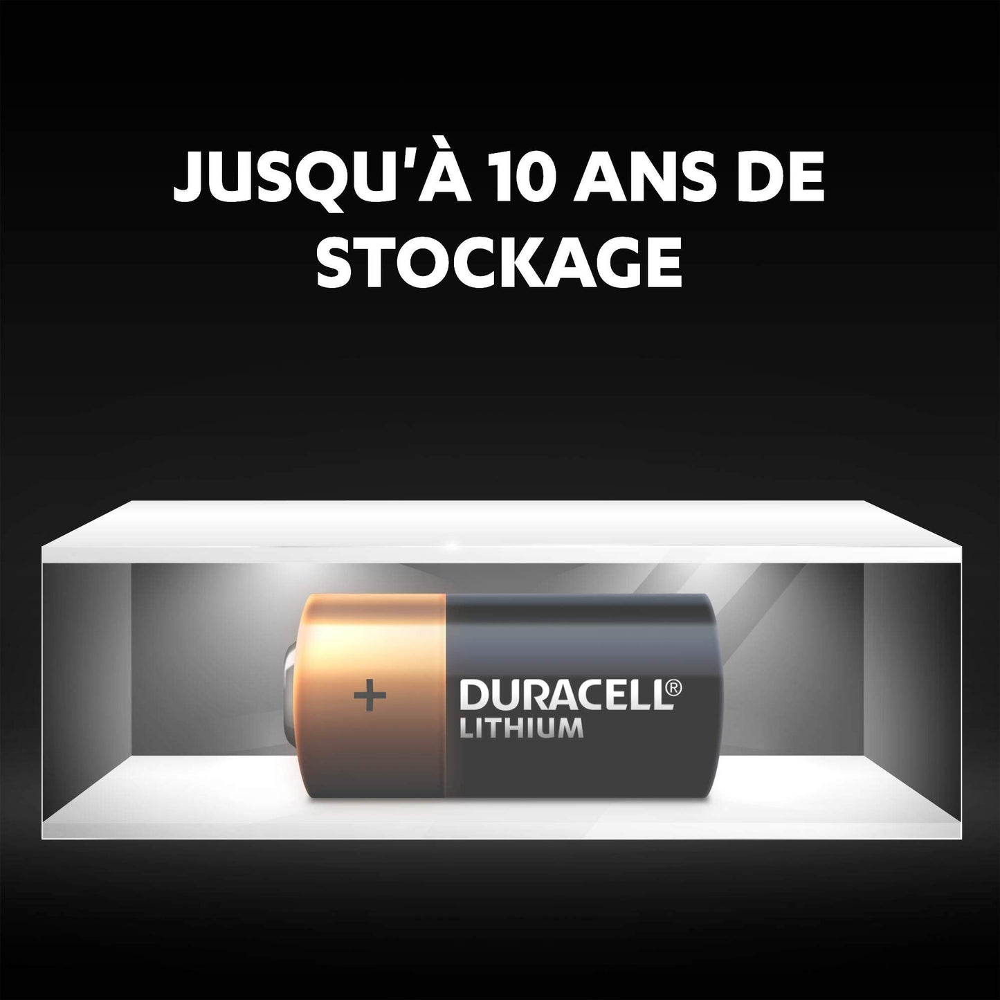 DURACELL CR123 (10 Pack) High Power Lithium Battery 3V (CR123A / CR17345) – Long life guarantee – For Cameras, Flashlights, Smoke Detectors, Small Devices – 10–Year Storage Guarantee - Leak Prevention - Medaid International