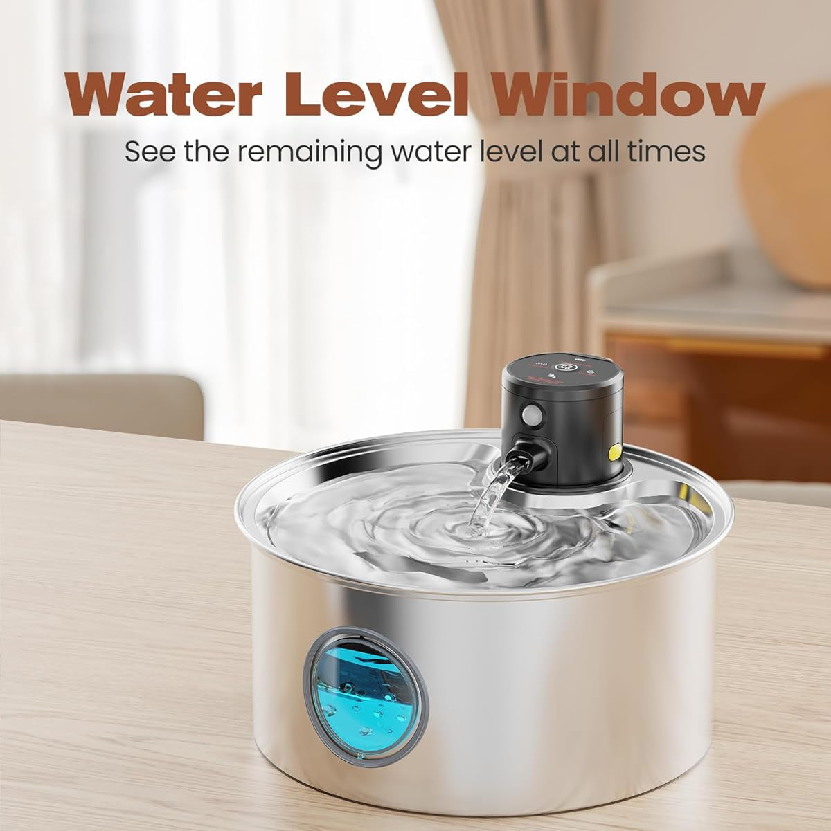 Stainless Steel Water Fountain With Sensor