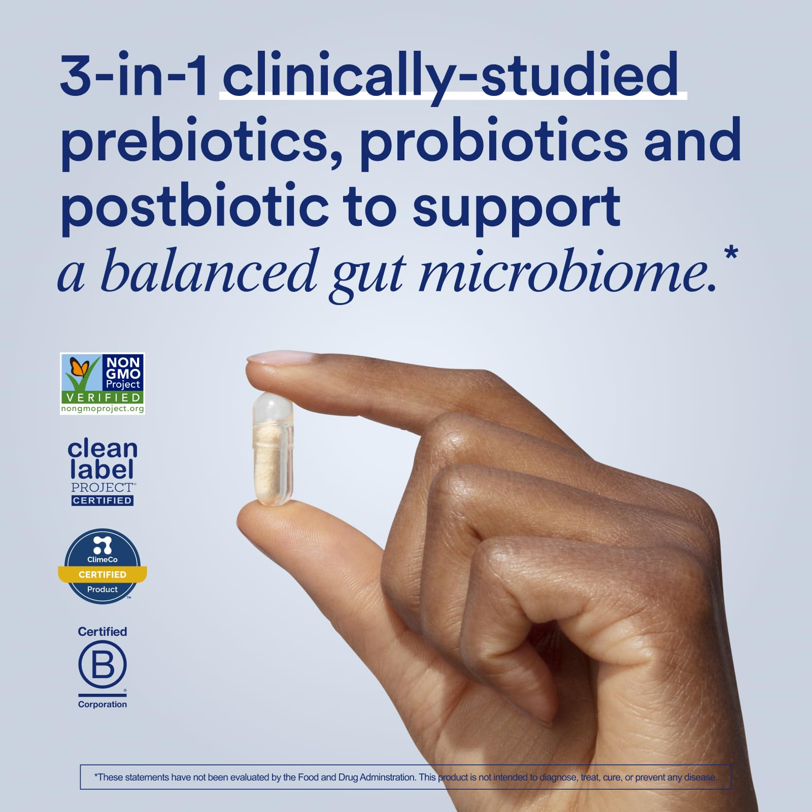 Ritual Synbiotic+ Probiotic, Prebiotic, Postbiotic, 3-in-1 Supplement for Gut Health and Digestive Support, Regularity, Bloat, Immune, Vegan Delayed-Released Daily Capsule, Women and Men, 30 Day - Medaid International