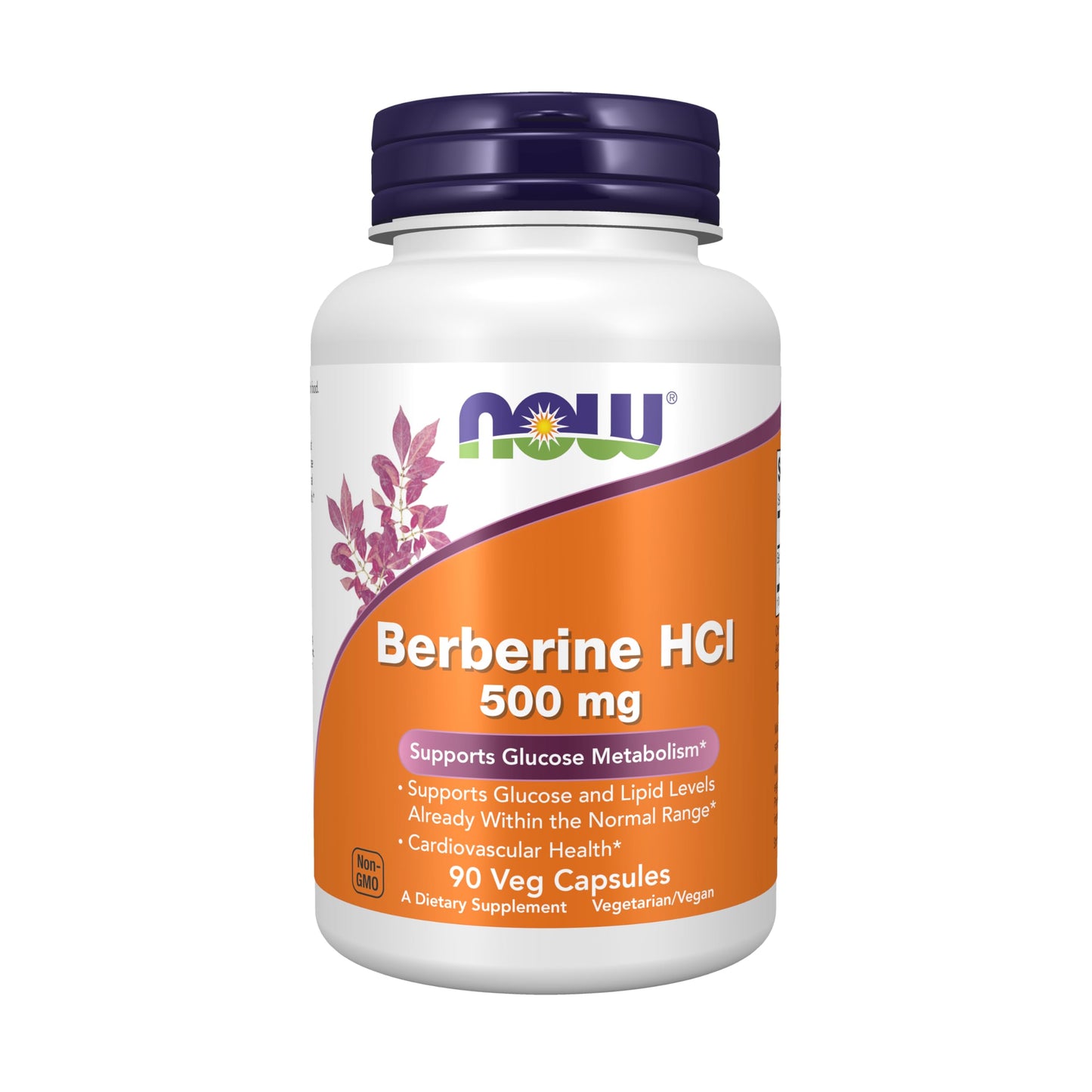 NOW Supplements, Berberine HCL 500 mg, Supports Glucose Metabolism, 90 Veg Capsules - Medaid International