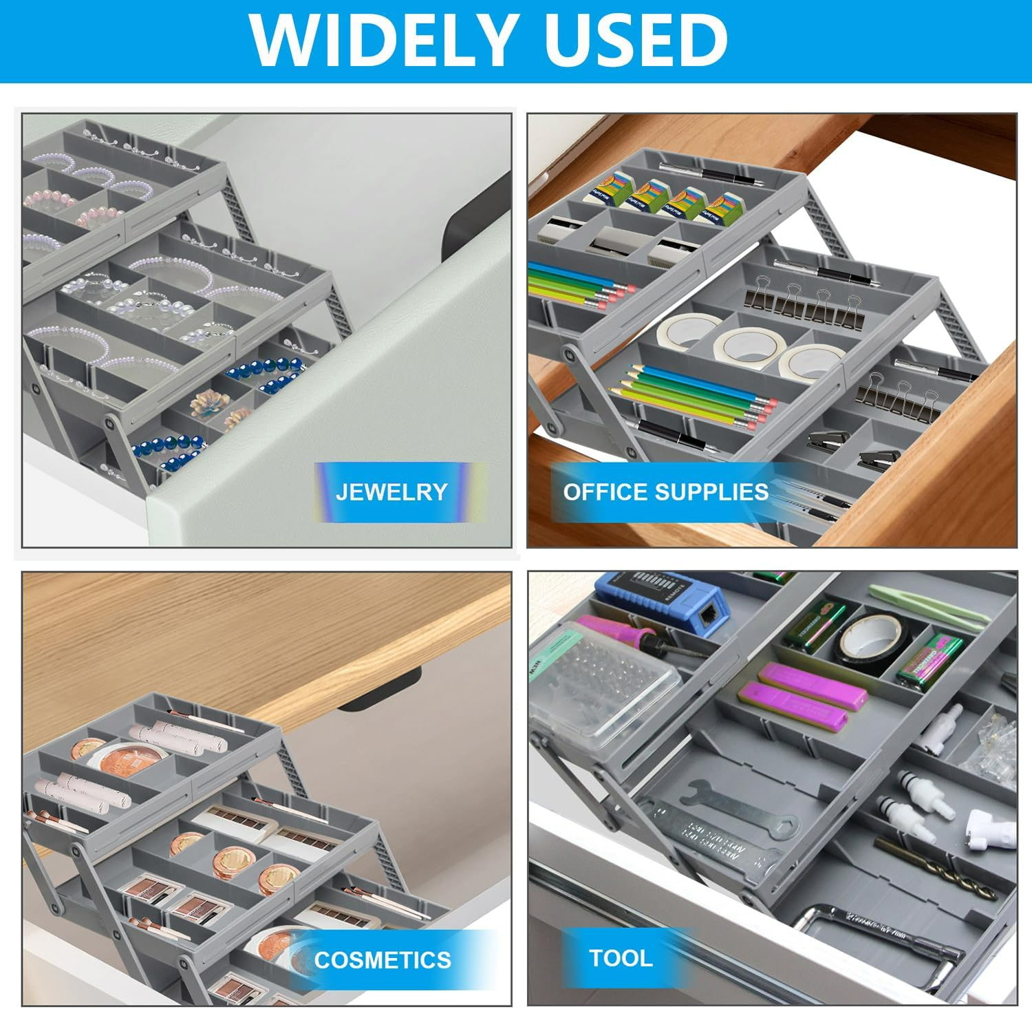 Expandable Multi Layer Storage Tray - Medaid International