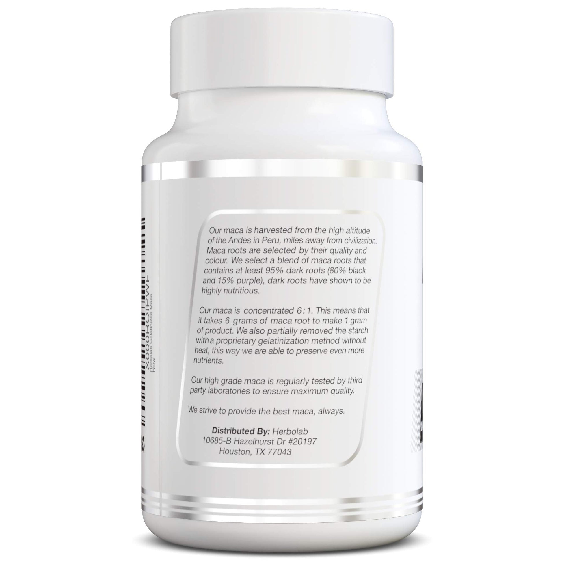 Peruvian Maca Root Powder Capsules for Men and Women with Organic Black Maca, Red Maca, Yellow Maca Root Extract Capsules, Gelatinized 2000 mg Per Day, Lepidium Meyenii, Peruvian Ginseng, Vegan Pills - Medaid International
