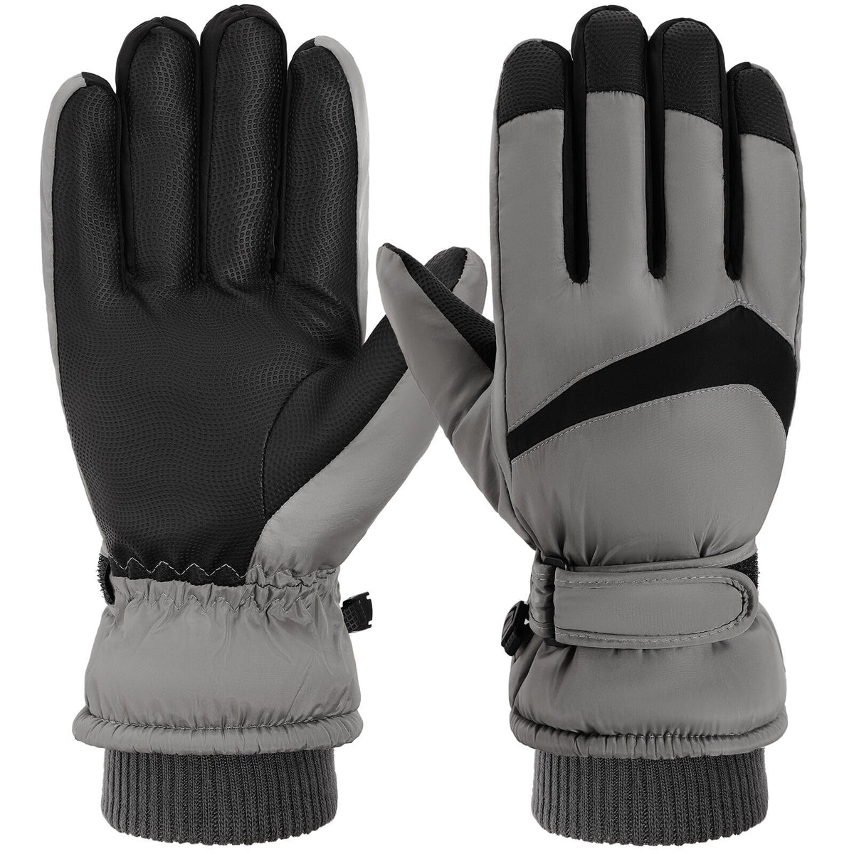 KASTWAVE Winter Gloves for Men Women - Wool Fleece Liner Touchscreen Gloves, Thermal Warm Winter Gloves for Cold Weather